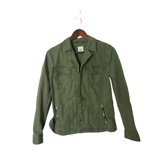 GAP Jackets & Blazers - Gap womens size medium utility blazer utility blazer green jacket